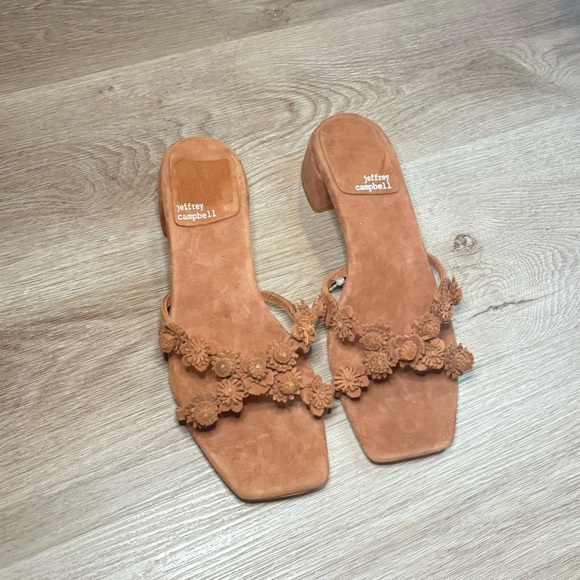 NWOT Jeffrey Campbell Ditzy Flower Heels - Picture 5 of 8